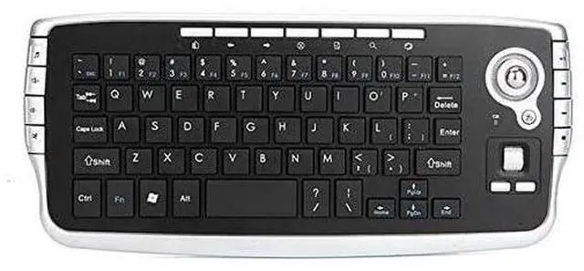 Main image of Calvas E30 2.4GHz Wireless Keyboard with Trackball Mouse Scroll Wheel Remote Control for Android TV BOX Smart TV PC Notebook XBOX 360 - (Color: White)