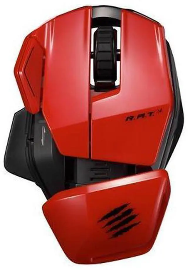 Alt view image 3 of 5 - Mad Catz Office R.A.T. M MCB437170013/04/1 Red 1 x Wheel Bluetooth Wireless Optical Mobile Mouse for PC and Android