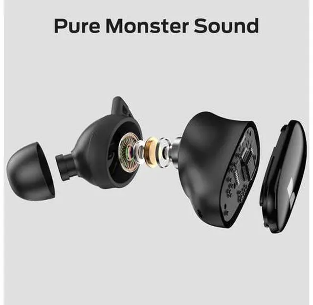 Alt view image 2 of 7 - N-Lite 206 Bluetooth Wireless Earbuds in Ear Headphones Bluetooth 5.4 Ear Buds Built-in Mic Comfortable Fit Touch Control Type-C Fast Charging IPX6 Waterproof 25H Playtime Black