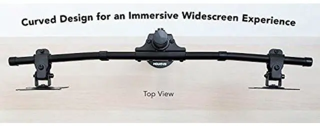 Alt view image 3 of 5 - Mount-It! Dual Monitor Mount | Double Monitor Desk Stand Arm | Fits 2 Computer Screens 17 19 20 21 22 24 27 Inch | Two VESA 75 100 Compatible Displays | C-Clamp and Grommet Bases Included