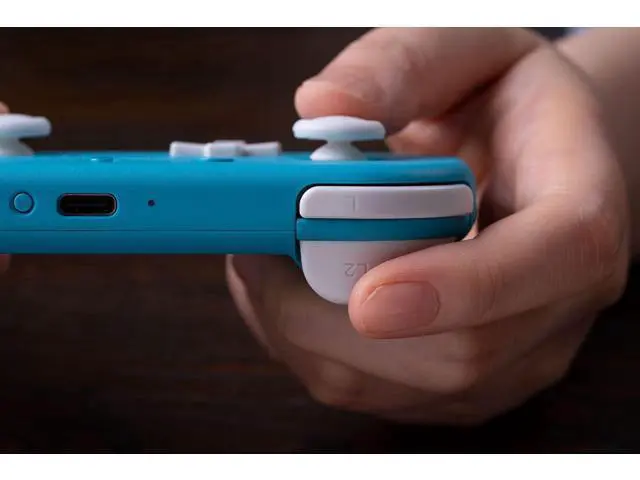 Alt view image 4 of 7 - 8Bitdo Lite 2 Bluetooth Gamepad for Switch, Switch Lite, Android and Raspberry Pi (Turquoise)