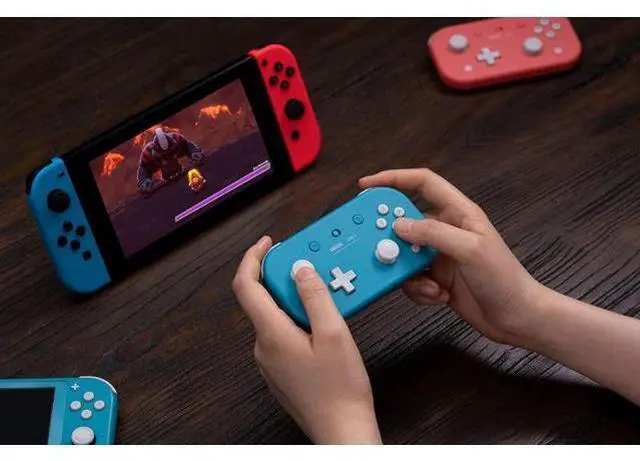 Alt view image 6 of 7 - 8Bitdo Lite 2 Bluetooth Gamepad for Switch, Switch Lite, Android and Raspberry Pi (Turquoise)