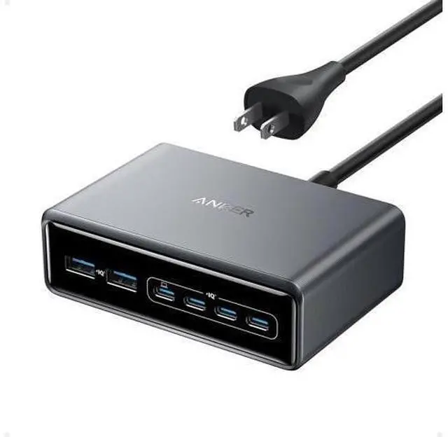 Main image of Prime Charger 200W 6-Port GaN Charging Station USB-C PD Fast Charging Desktop Charger Compatible with iPhone MacBook and More
