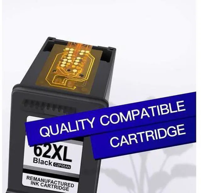 Alt view image 5 of 7 - GPC Image Remanufactured Ink Cartridge Replacement 62XL 62 XL Compatible for Envy 5540 7645 5642 5542 5643 5640 7644 7643 OfficeJet 5740 200 5745 5741 Printer Tray (1 Black 1 Tri-Color)