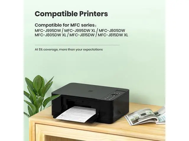 Alt view image 2 of 7 - LC3033XXL BK/C/M/Y Ink Cartridges Replacement LC3033 XXL LC-3033 LC3035 High Yield for MFC-J995DW MFC-J805DW MFC-J815DW MFC-J995DW XL MFC-J805DW XL MFC-J815DW XL Printer (4-Pack)