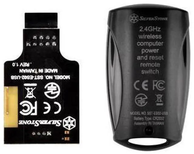 Alt view image 3 of 5 - SilverStone Technology Wireless Remote Computer Power/Reset Switch, USB 2.0 9-pin ES02-USB (SST-ES02-USB-USA)