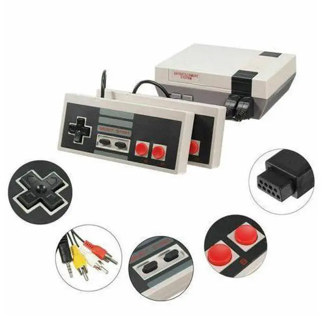 Alt view image 2 of 5 - 620 Game Console - Retro Classic NES Home Game Console - Export-Specific FC Red-White Console NES Mini
