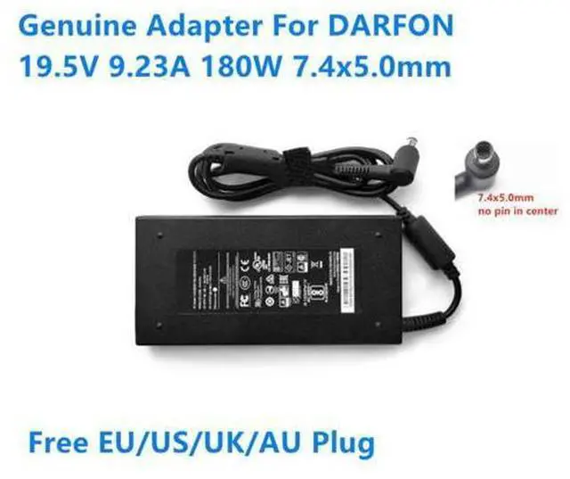 Main image of 19.5V 9.23A 180W BAA81950 Power Supply AC Adapter For DARFON MSI GE75 GE63 GL73 GP63 GF65 8RE ADP-180MB K Laptop Charger