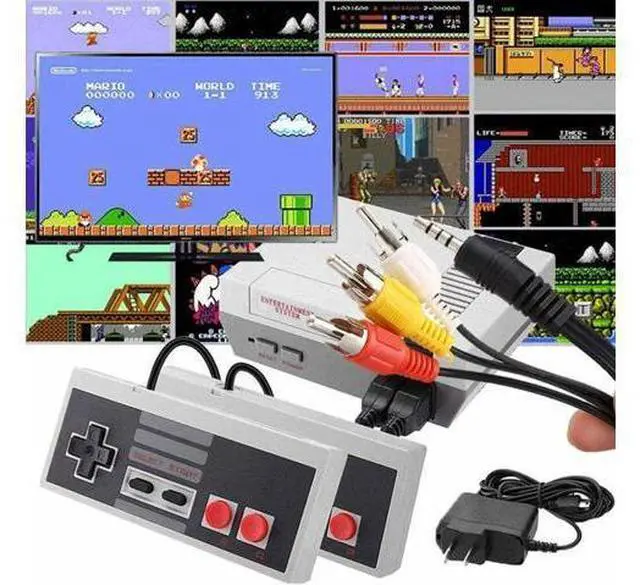Alt view image 3 of 5 - 620 Game Console - Retro Classic NES Home Game Console - Export-Specific FC Red-White Console NES Mini