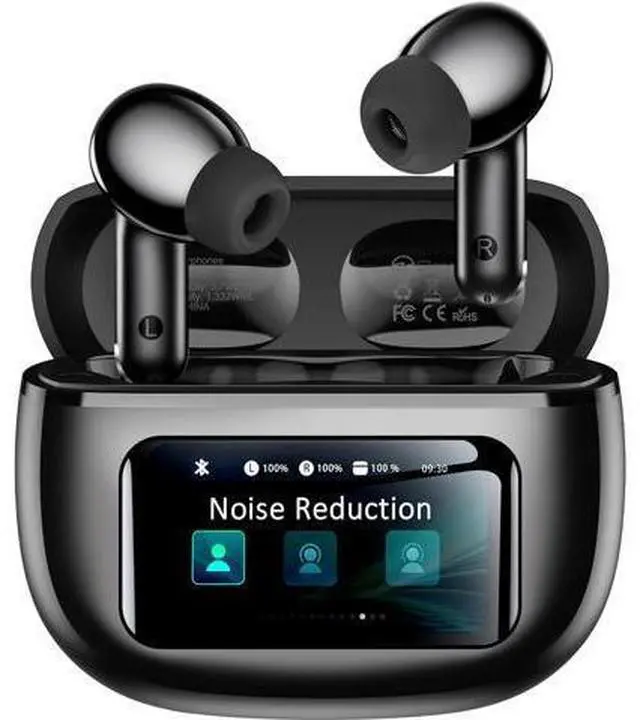 Main image of Wireless Earbuds Ear Buds Active Noise Cancelling with Charging Case 6.0 Bluetooth Earbuds with AI Clear Calls 40H Playtime for Sports & Working Stereo Sound Headphones for iPhone/Android/iPad