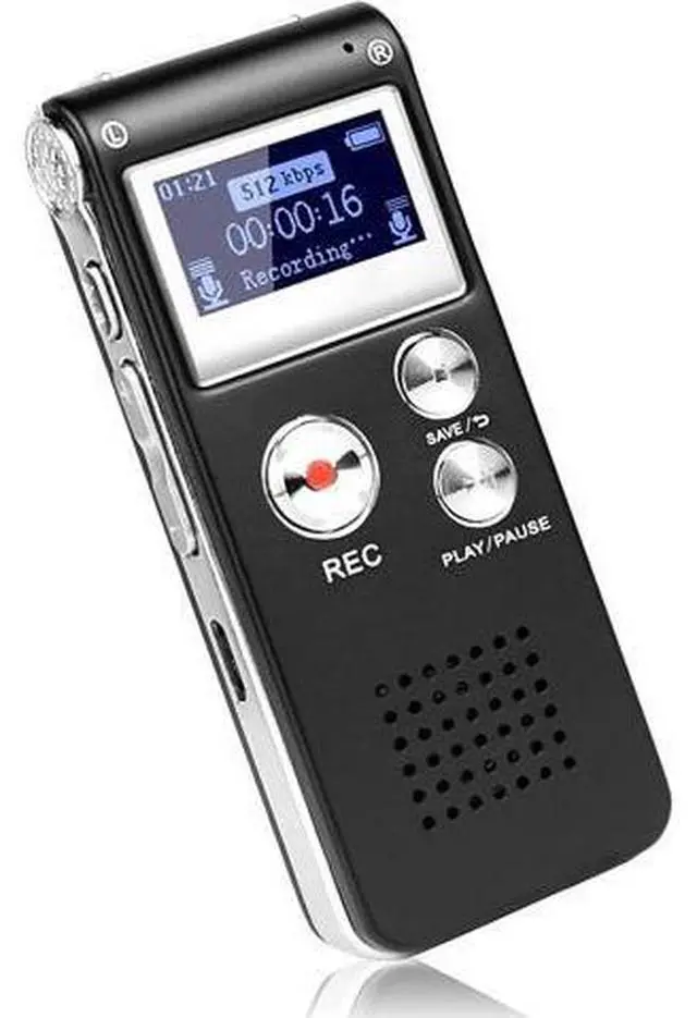 Main image of Digital Voice Recorder Voice Activated Recorder with Playback Audio Recording Device for Lectures Meetings Dictaphone Recorder with Password/USB