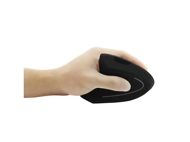 Alt view image 4 of 6 - 2.4G Wireless Vertical Mouse Ergonomic Left Hand Mouse USB Optical Computer Mause Rechargeable Mice with Mouse Pad For PC Laptop