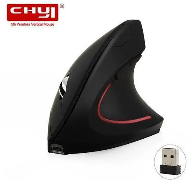 Main image of CHYI Wireless Vertical Mouse Rechargeable Ergonomic Gaming Mice 1600DPI USB Optical 5D Mause With Mouse Pad For Computer Laptop