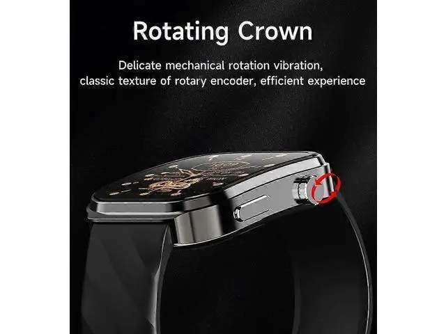 Alt view image 4 of 5 - Ecocleanpath Smartwatch with Bluetooth Calling, 2.2" Curved Screen, Heart Rate & SpO2 Monitor, 100+ Modes (Apricot)