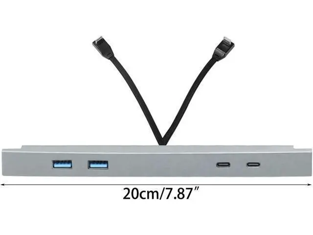 Alt view image 7 of 7 - 27W Quick USB HUB Fit for Y Shunt HUB Intelligent Docking Station Car Adapter Powered Splitter Extension Hub Docking Quick Interior Intelligent USB Docking Station Station USB and