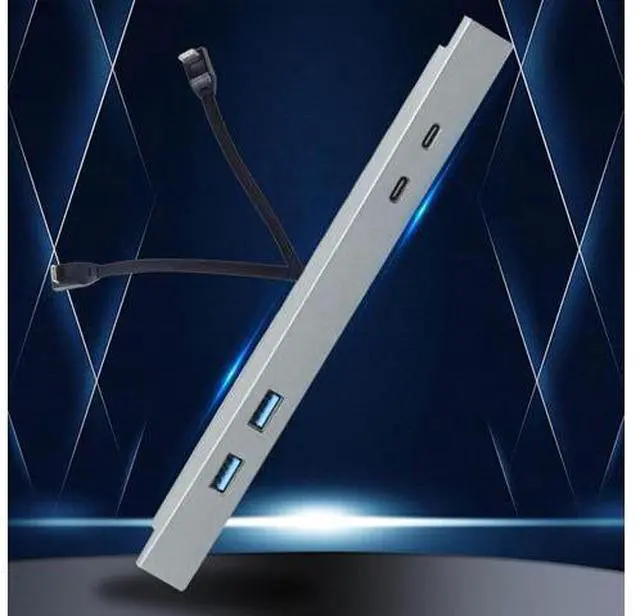 Alt view image 6 of 7 - 27W Intelligent USB Hub for Y Docking Station of Center Console Smart Fast Charging Adapter Accessories Hub Docking Quick Interior Intelligent USB Docking Station Station USB and