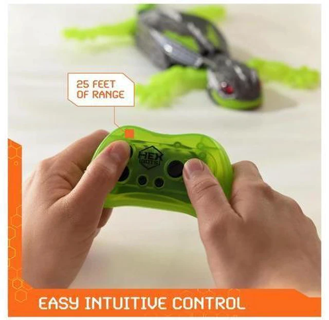 Alt view image 4 of 7 - _Mega Brand Wall Crawler Gecko, Rechargeable Remote Control Robot Kids Toys, Climbs up Walls for Prank Toys & Games, RC Robot Toys for Boys & Girls Ages 4 & Up