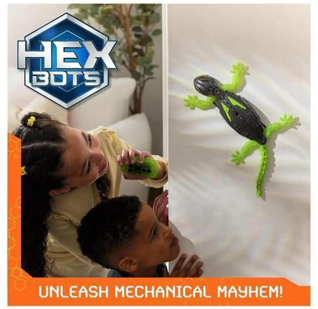 Alt view image 6 of 7 - _Mega Brand Wall Crawler Gecko, Rechargeable Remote Control Robot Kids Toys, Climbs up Walls for Prank Toys & Games, RC Robot Toys for Boys & Girls Ages 4 & Up