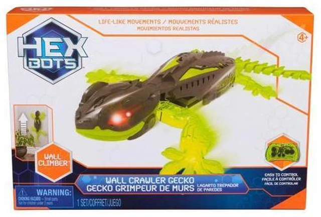 Alt view image 7 of 7 - _Mega Brand Wall Crawler Gecko, Rechargeable Remote Control Robot Kids Toys, Climbs up Walls for Prank Toys & Games, RC Robot Toys for Boys & Girls Ages 4 & Up