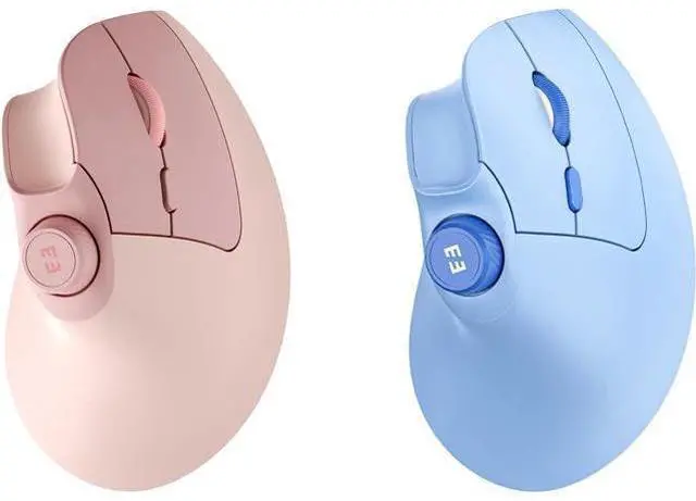 Main image of seenda Ergonomic Mouse Rechargeable, USB+Dual Bluetooth, MOU-302 Vertical Wireless Mouse with Volume Knob, Quiet Clicks, Multi-Device Cordless Mice Compatible for Windows, PC, Laptop, Mac OS