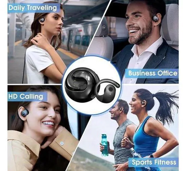 Alt view image 6 of 7 - Hy-T26 Pro Wireless Bluetooth Translation Earbuds, 2024 New Hy-T26 Pro Language Translator with 75 Languages Supported, Language Translator Earbuds Real Time Translation Earbuds (Beige+Purple)