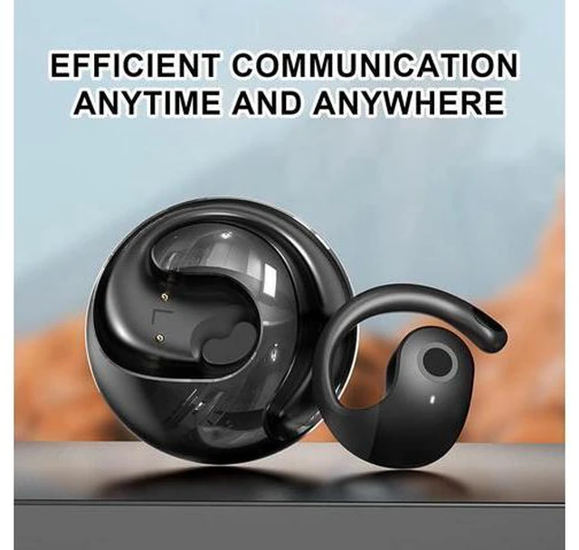 Alt view image 4 of 7 - Hy-T26 Pro Wireless Bluetooth Translation Earbuds, 2024 New Hy-T26 Pro Language Translator with 75 Languages Supported, Language Translator Earbuds Real Time Translation Earbuds (Beige+Purple)