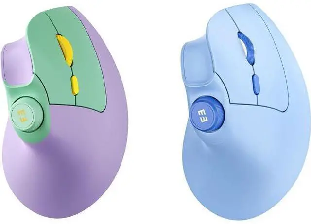 Main image of seenda Ergonomic Mouse Rechargeable, USB+Dual Bluetooth, MOU-302 Vertical Wireless Mouse with Volume Knob, Quiet Clicks, Multi-Device Cordless Mice Compatible for Windows, PC, Laptop, Mac OS