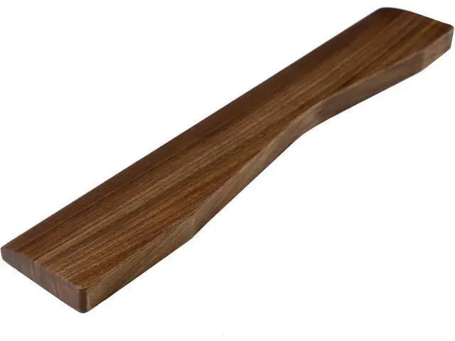 Alt view image 6 of 7 - Wooden Wrist Rest Solid Wood Walnut for Keychron Q13 Pro Mechanical Keyboard