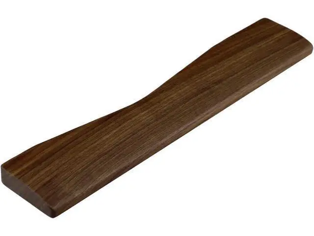 Alt view image 7 of 7 - Wooden Wrist Rest Solid Wood Walnut for Keychron Q13 Pro Mechanical Keyboard