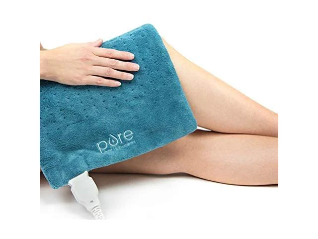 Alt view image 6 of 7 - Pure Enrichment PEHPAD24B PureRelief XL - King Size Heating Pad - Blue