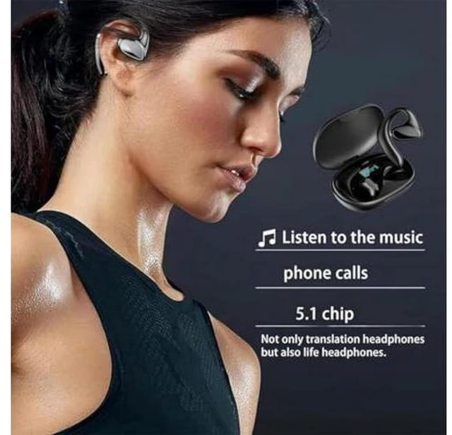 Alt view image 2 of 7 - Ailymur V2 Translator Earbuds, Ailymur V2 Language Translator Earbuds, 144 Languages & Accents Two-Way Translator Pods Real Time, Ai Translation Earbuds Real Time, High Accuracy Online Translation