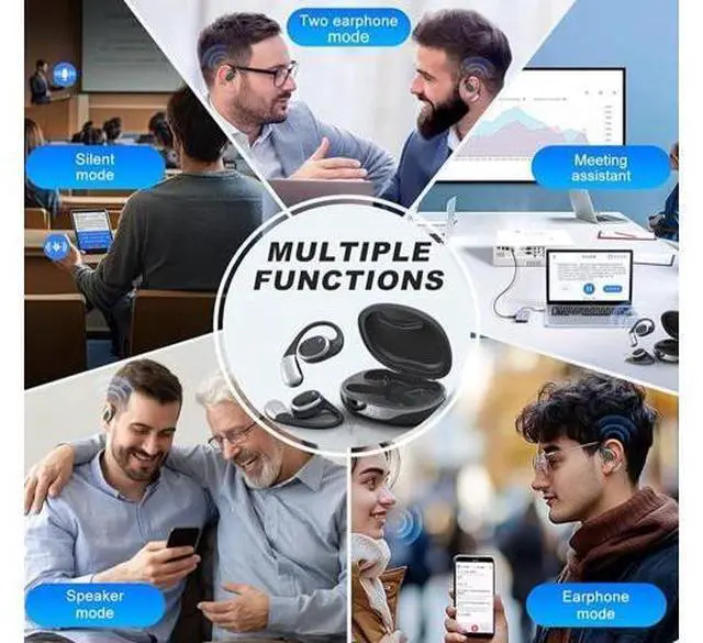 Alt view image 2 of 5 - Translation Earbuds Real Time, AI Language Smart Translator, 144 Languages & Accents, Real-Time 3-in-1 Translator Earbuds,iOS Android Translation Device for Travel Business Learning and Study