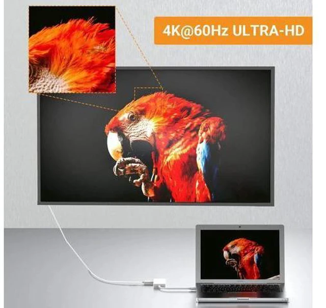 Alt view image 3 of 7 - Mini DisplayPort to HDMI VGA DVI Adapter, 4K Mini DP Thunderbolt 2 to DVI HDMI VAG Converter Compatible with 2015 MacBook Pro, 2015 iMac, 2018 Mac Mini and Before, Surface Pro 6/5/4/3/2/1 More