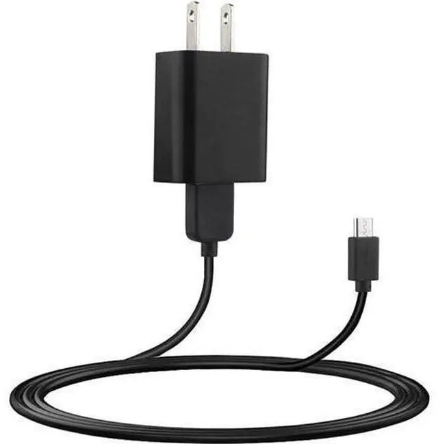Main image of Dericam 5V 1A Micro USB Wall Charger, Android Charger Cable, 5 Volt 1000mA AC to DC Power Adapter for Charging of Android Smartphone/Kindle Fire, Security Camera, 5ft/1.5M Power Cord, US Plug(Black)