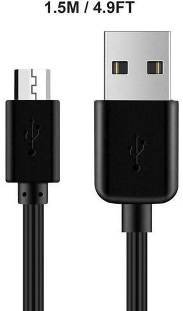 Alt view image 5 of 7 - Dericam 5V 1A Micro USB Wall Charger, Android Charger Cable, 5 Volt 1000mA AC to DC Power Adapter for Charging of Android Smartphone/Kindle Fire, Security Camera, 5ft/1.5M Power Cord, US Plug(Black)