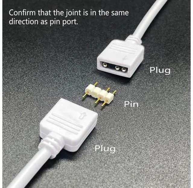 Alt view image 5 of 7 - 2-Pack 1-to-1 ARGB Extension Cable, White 5V 3-Pin Female to Female ARGB Addressable RGB Adapter Cable, ARGB LED Sync Cable for Extend PC Computer ARGB Fans Or ARGB LED Lights, 11.8 Inches