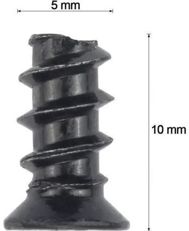 Alt view image 2 of 7 - DIXSG M5x10 Black Zinc Computer Case Fan Screws, Computer Cooling Fan Mount Screws, Mounting PC Case Fan Screws, 50 PCS