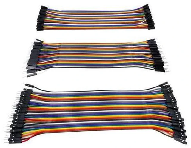 Alt view image 5 of 6 - Dupont Line 20CM 40Pin Male to Male + Male to Female and Female to Female Jumper Wire Dupont Cable for Arduino DIY KIT(20C female to female)