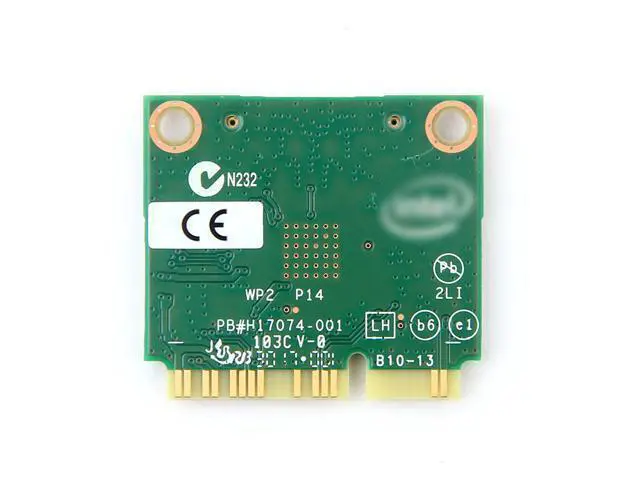 Alt view image 5 of 7 - Wireless Dual Band Wifi Intel 7260 7260HMW 7260AC 2X2 Mini PCI-E Bluetooth 4.0 Wi-Fi Network Card Antennas, Up to 867Mbps (5Ghz) + 300Mbps (2.4Ghz), IEEE802.11ac/a/b/g/n, Windows 7/8/10 For Laptop PC