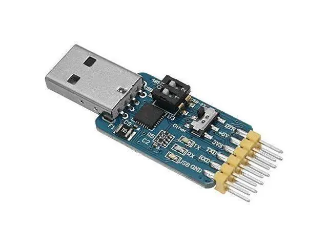 Alt view image 2 of 5 - CP2102 USB to TTL UART 232 485 Port Mutual Convert Adapter USB Serial Port Adapter 6 in One Multi-Functional USB Serial Debug Tool for Windows Wince Linux Mac 32 64