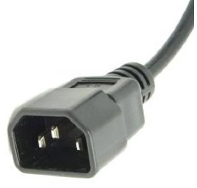 Alt view image 7 of 7 - C13 C14 Cable, IEC C14 to C13 Power cord with Switch , IEC 320 C13 to C14 Computer Power Cord with ON/OFF switcher ,IEC Power Cable Short Power Cord PC (1ft/30cm)