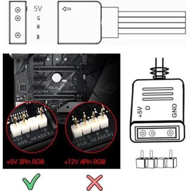 Alt view image 5 of 7 - DIXSG 2-Pack 1-to-1 ARGB Extension Cable, White 5V 3-Pin Female to Female ARGB Addressable RGB Adapter Cable, ARGB LED Sync Cable for Extend PC Computer ARGB Fans Or ARGB LED Lights, 11.8 Inches