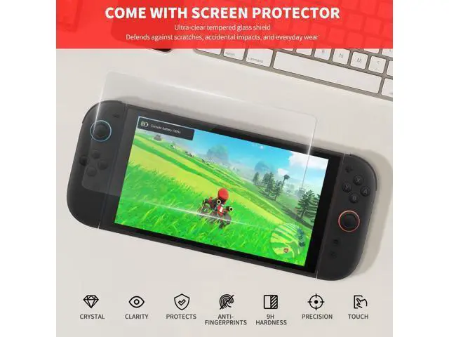 Alt view image 5 of 7 - Carrying Case for Nintendo Switch 2 (2025) with 20 Games Cartridges, Scratch-Resistant & Strong Protection for Switch 2 Case, Protective Hard Shell Travel Bag Screen Protector Included