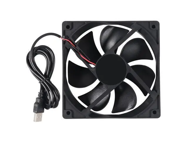Alt view image 5 of 6 - 2PACK 120mm 5V USB Computer PC Fan, 120mm Fan 5V USB Brushless 12025 120x25mm for Cooling PC Computer Case CPU Coolers Radiators