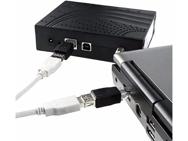 Alt view image 4 of 5 - Ethernet to USB Adapter, 2 PCS USB to Ethernet Adapter, RJ45 Ethernet Male to USB Female Converter, USB to RJ45 Adapter 10Mb/100Mbs Network Connector for Laptops Computers