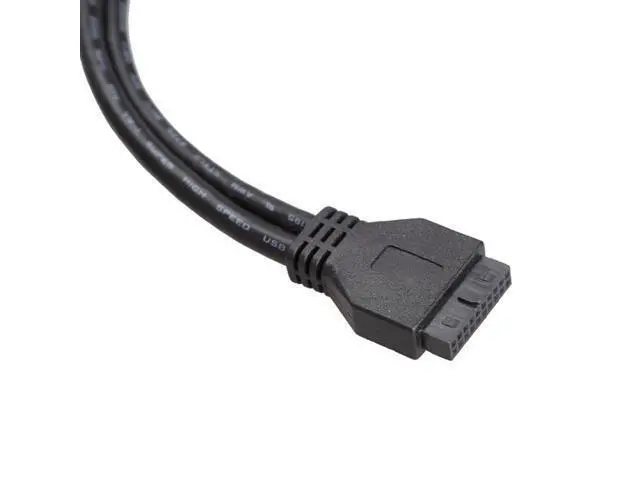 Alt view image 3 of 6 - 3.5inch Floppy Bay Internal 20Pin 2 Ports USB 3.0 Front Panel Bracket Cable