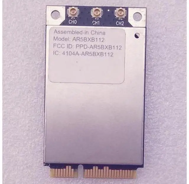 Alt view image 2 of 2 - Atheros AR9380 AR5BXB112 Mini PCI-Express Wireless Card 607-7211-A