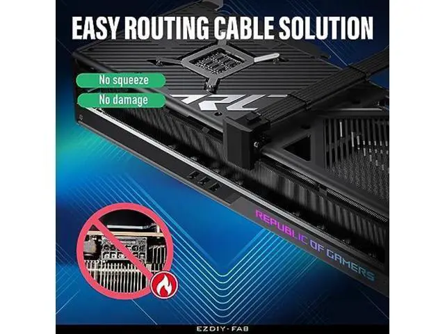 Alt view image 4 of 7 - 12VHPWR 12+4 Pin Angle Connector Power Adapter Slim Type for RTX40' Series Graphics Card, Supports 600W Output, Comptatible to RTX4090,4080,4070ti -180 Degrees STD Type- Black