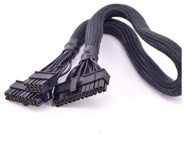Main image of 24Pin ATX Power Supply Cable 18+10Pin to 20+4 Pin Sleeved for Seasonic M12II EVO 850 750 620 520 W PSU Modular