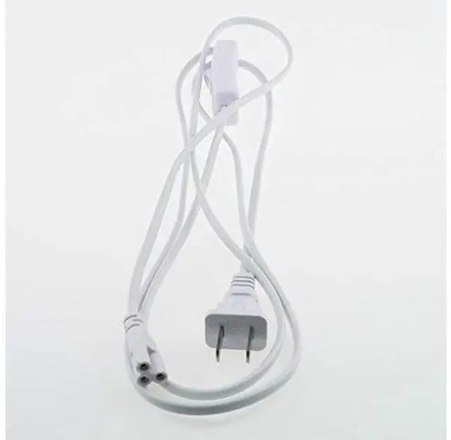 Alt view image 4 of 7 - T5 T8 LED Tube Power Extension Cable with On/Off Switch, LED Light Fixture Extension Cable Wire 6FT/1.8M, White